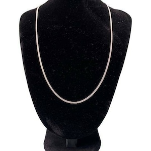Sterling Silver Flat Curb Chain - Slim