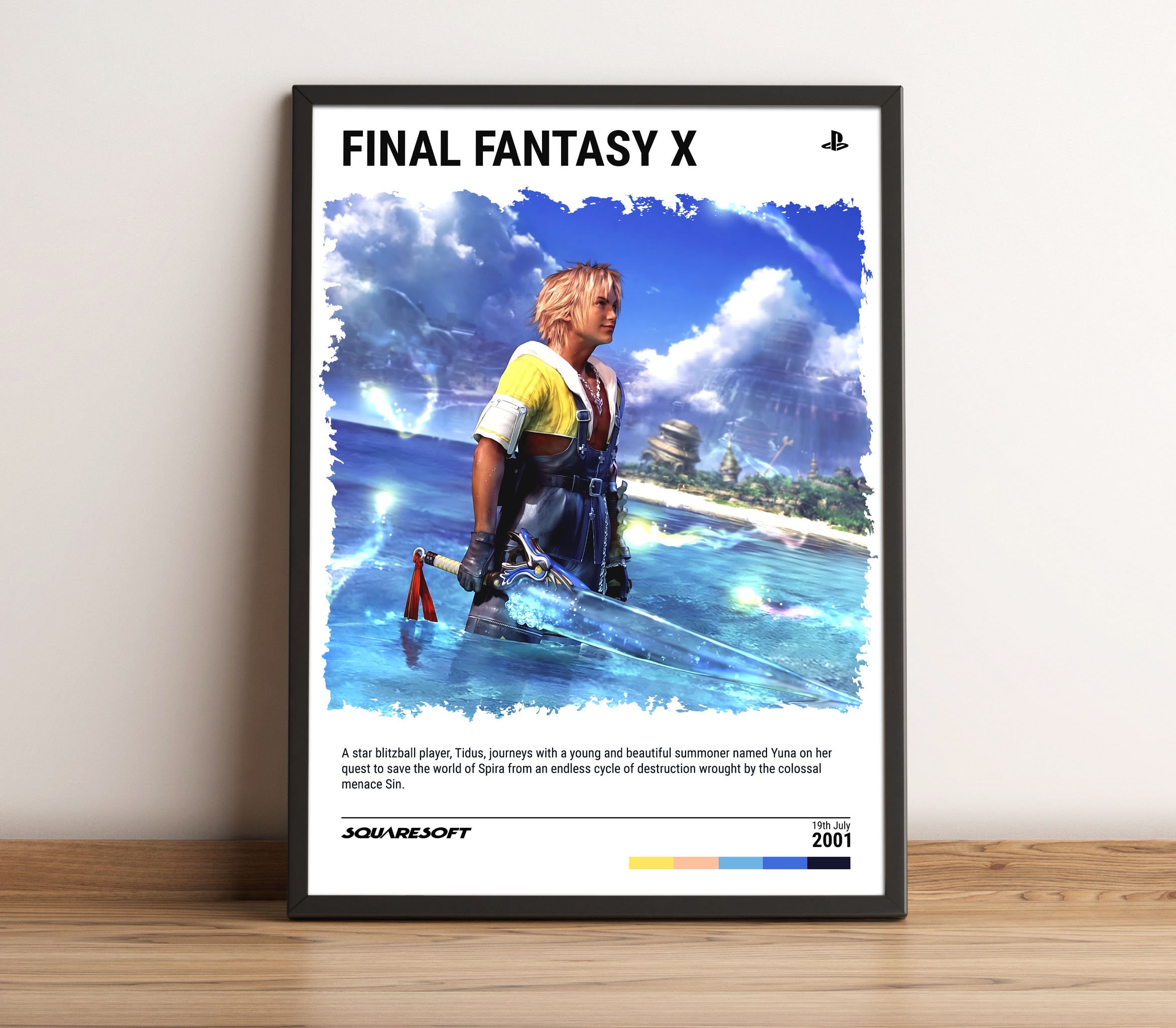Final Fantasy X FF 10 Rikku Rainbow Foil Holo Character Figure Art Card B