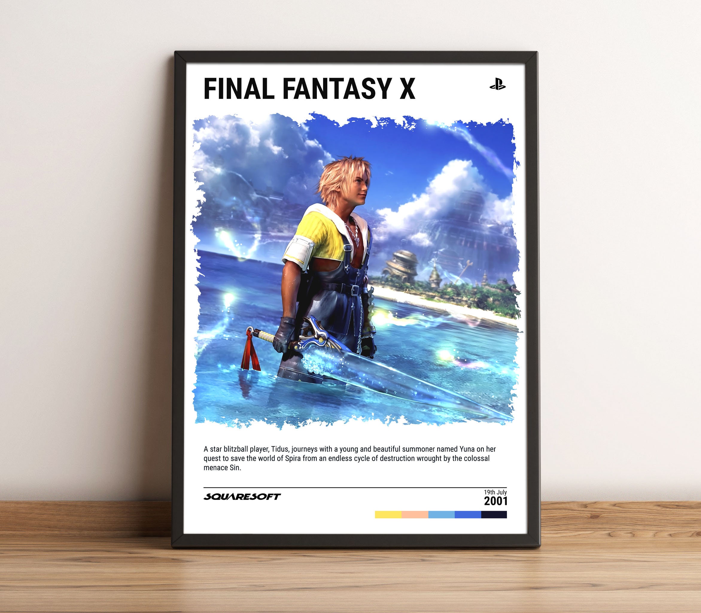 Final Fantasy 10 Characters poster by NinjaDude719 on DeviantArt