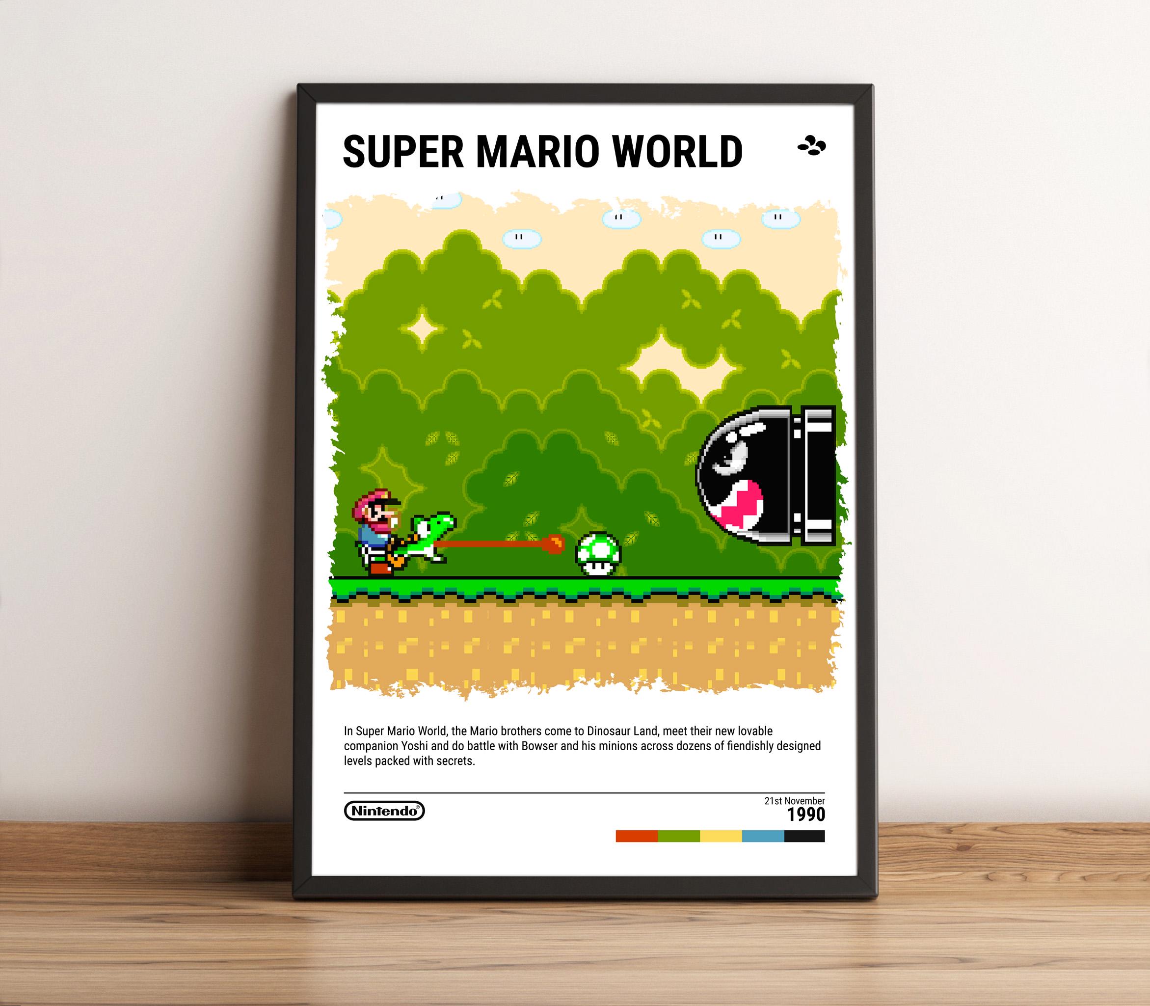 Super Mario World Map UK