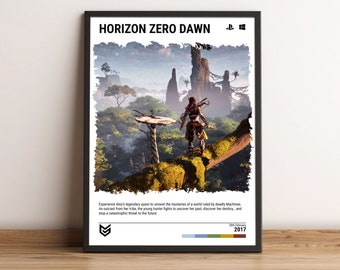 Póster del juego Horizon Z D (2017), impresión artística para pared, regalo de videojuegos, tamaño A5, A4, A3, A2, A1, impresión en lienzo sin marco para colgar o enmarcar.