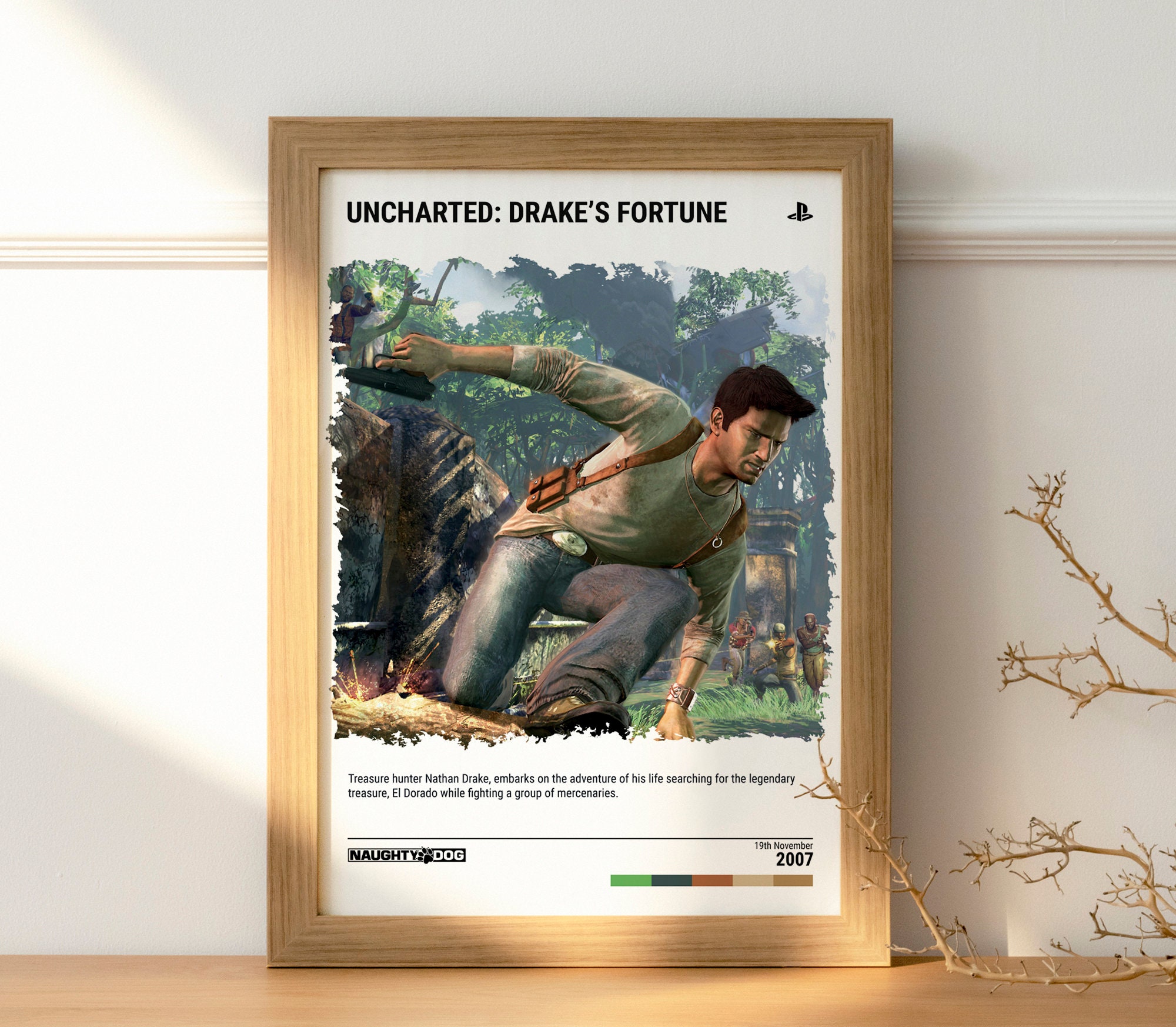 Uncharted: Drake's Fortune 2007 Poster Video Game Wall - Etsy