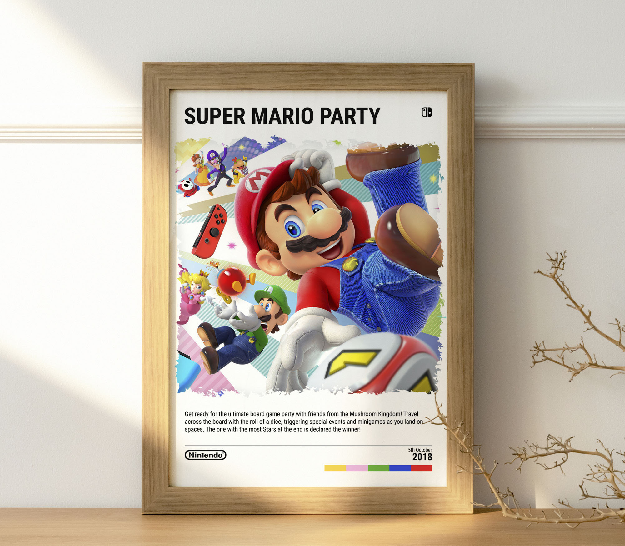 マリオパーティー　ポスター Amazon.com: Pyramid America Super Mario Poster - Mario Party 9-11