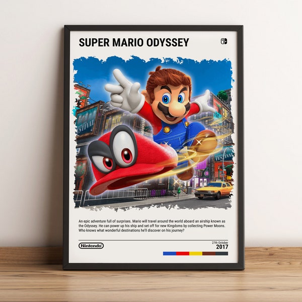 Mario Odyssey - Etsy