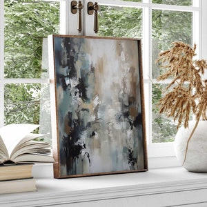 Abstract Art with Acrylic - Light Tones - Abstract Art - Poster Premium AP3068 - Wall Picture Wall Pictures