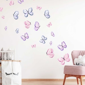 Wall sticker children&#39;s room V401 butterfly wall sticker sticker baby room butterflies