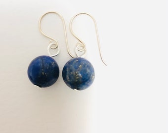 Lapis lazuli-druppeloorbellen