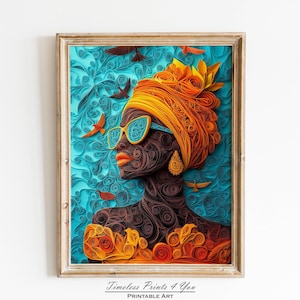 African American Wall Art, Black Art Prints, African American Art Prints, Black Art Canvas Wall Art, Black Woman Art, Afrocentric Wall Art