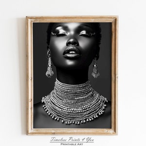 Black Woman Art, African American Wall Art, Black Art Prints, Afrocentric Wall Art, Black People Wall Art, Black Wall Art For Living Room