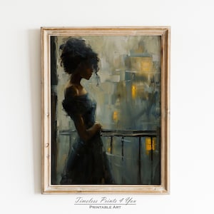 Schwarze Frau Wandbild, afroamerikanische Kunst, schwarze Kunst im Besitz, feministische Kunst, schwarze Frau Mode Wandkunst, weiblicher Kunstdruck