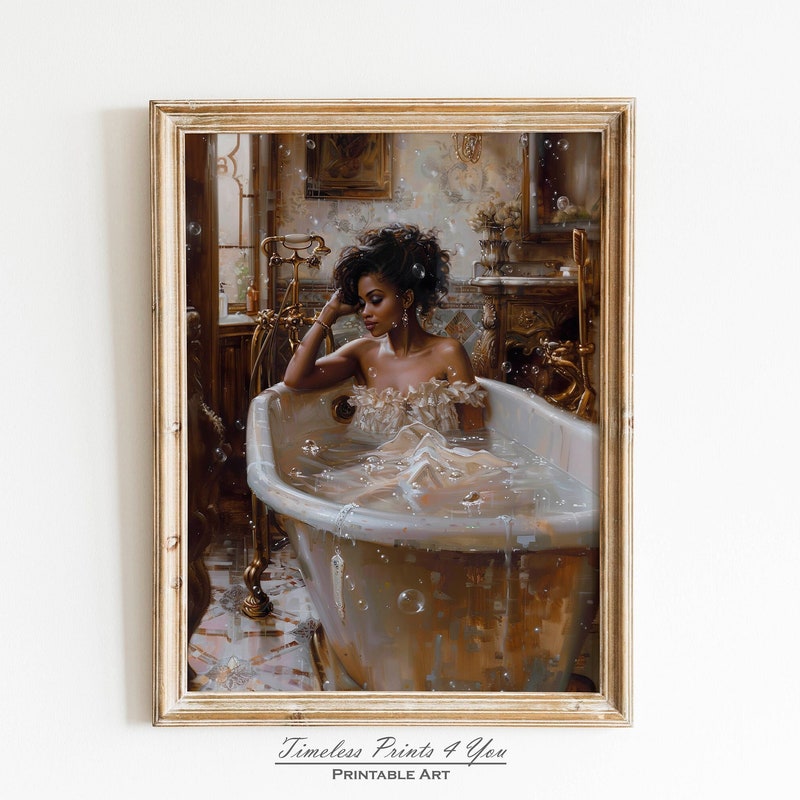 African American Bathroom Wall Art - Etsy