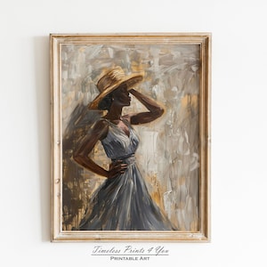 African American Printable Wall Art, Black Woman Wall Art Print, Digital Prints African American Art, Black Female Wall Art, Feminist Art