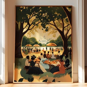 African American Wall Art, African American Art Prints, Black Art Canvas Wall Art, African American Art Prints, Juneteenth Art, Black People