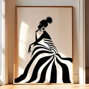 Black Woman African American Wall Art, Afrocentric Wall Art, Black Art Prints, Black Culture Wall Art, Black Art Digital Downloads