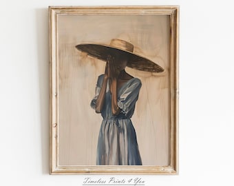 Druckbare Ölgemälde von schwarzen Frauen, afroamerikanische Malerei, afroamerikanische Frauen, herunterladbare Kunst schwarze Frau, feministische Wandkunst