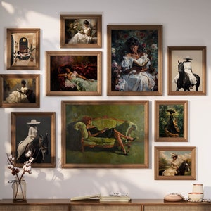 Set di 10 stampe afroamericane, arte murale vittoriana afroamericana, donna nera a cavallo, donna nera che legge