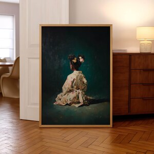 Emerald Green Art Print, Black Kids Portrait, African American Art Poster image 6