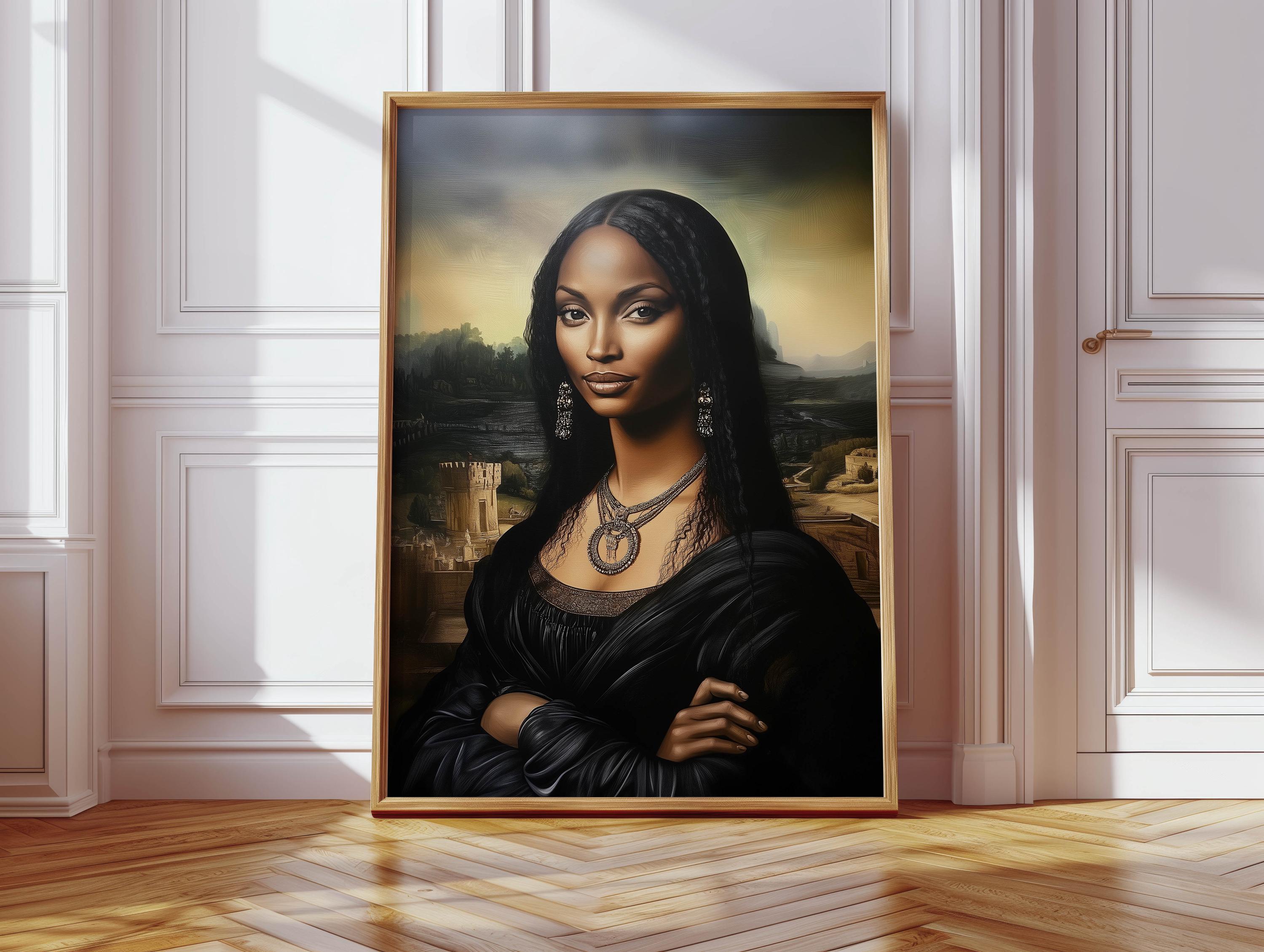 Mona Lisa Lithograph - Etsy