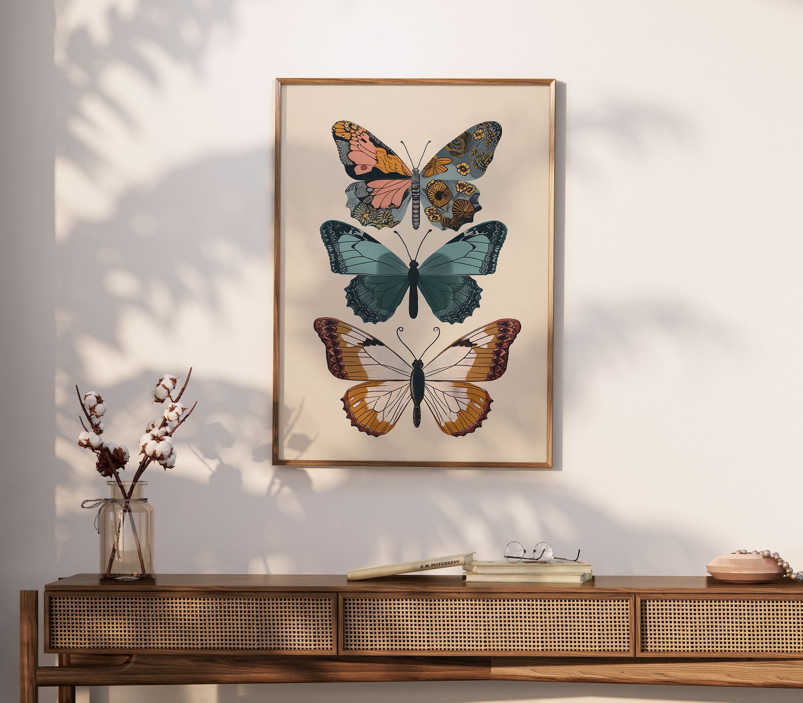 Butterfly Print Set of 2, Butterfly Print Wall Art, Butterfly Wall Art ...