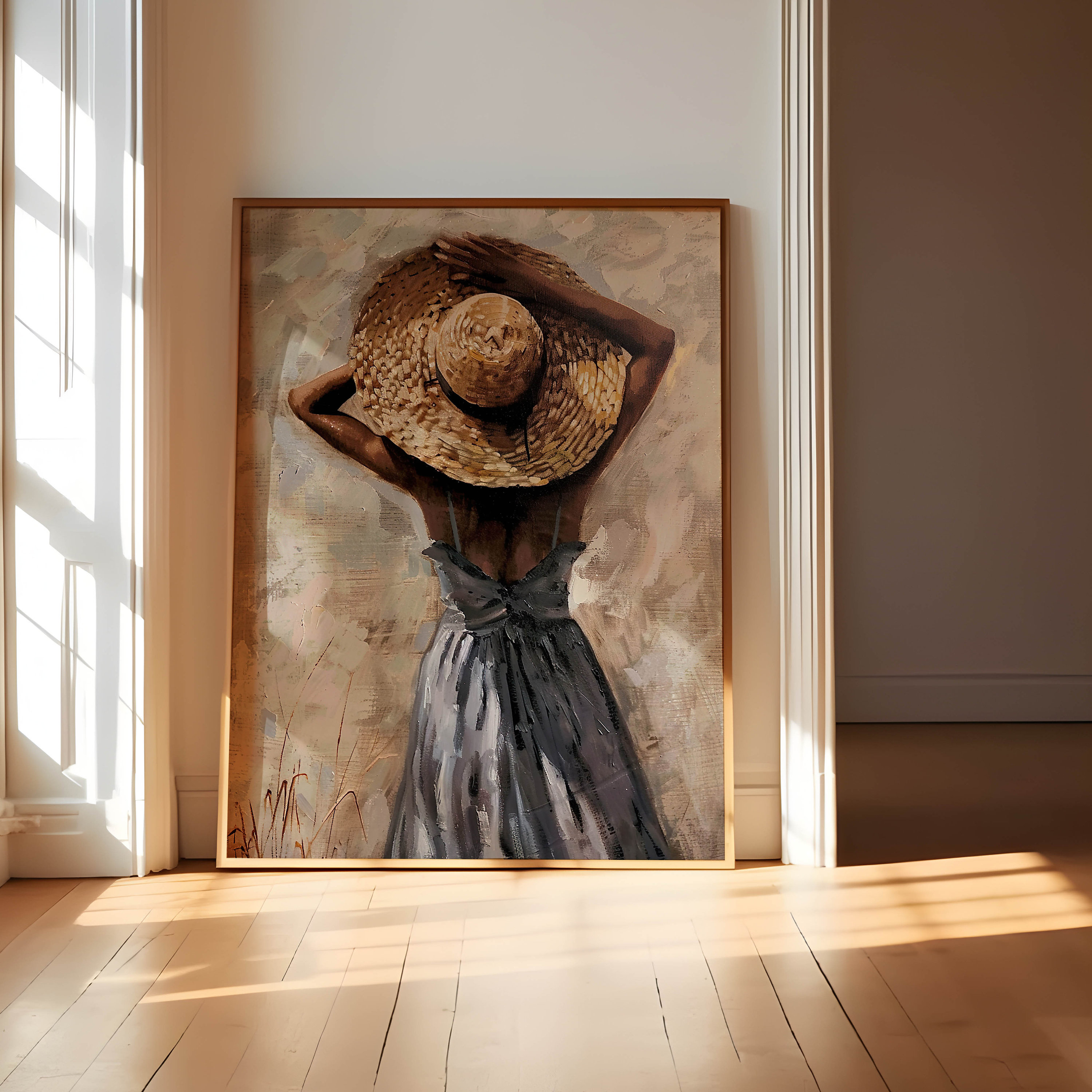 Printable Oil Paintings of Black Women, African American Women, African ...