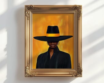 African American Art Prints, Black Art Prints, African American Digital Art Print, African Printable Wall Art, Black Women Wall Art