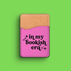 Monedero para teléfono In My Bookish Era - Bookstagram - BookTok - Regalos para lectores - Regalos para amantes de los libros