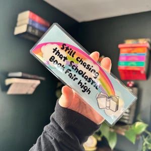 Scholastic Book Fair High Laminated Bookmark - Gift for Readers
