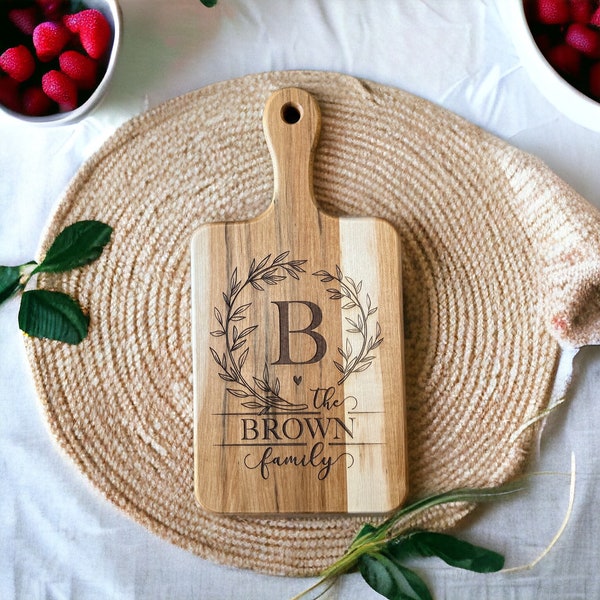 Personalized Canadian Maple Cutting Board | Charceuterie Board | Personalized Board | Personalized Wedding Gift | Cheese Lover