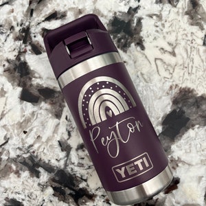 Personalized Engraved Kids YETI 12oz Water Bottle – Sunny Box