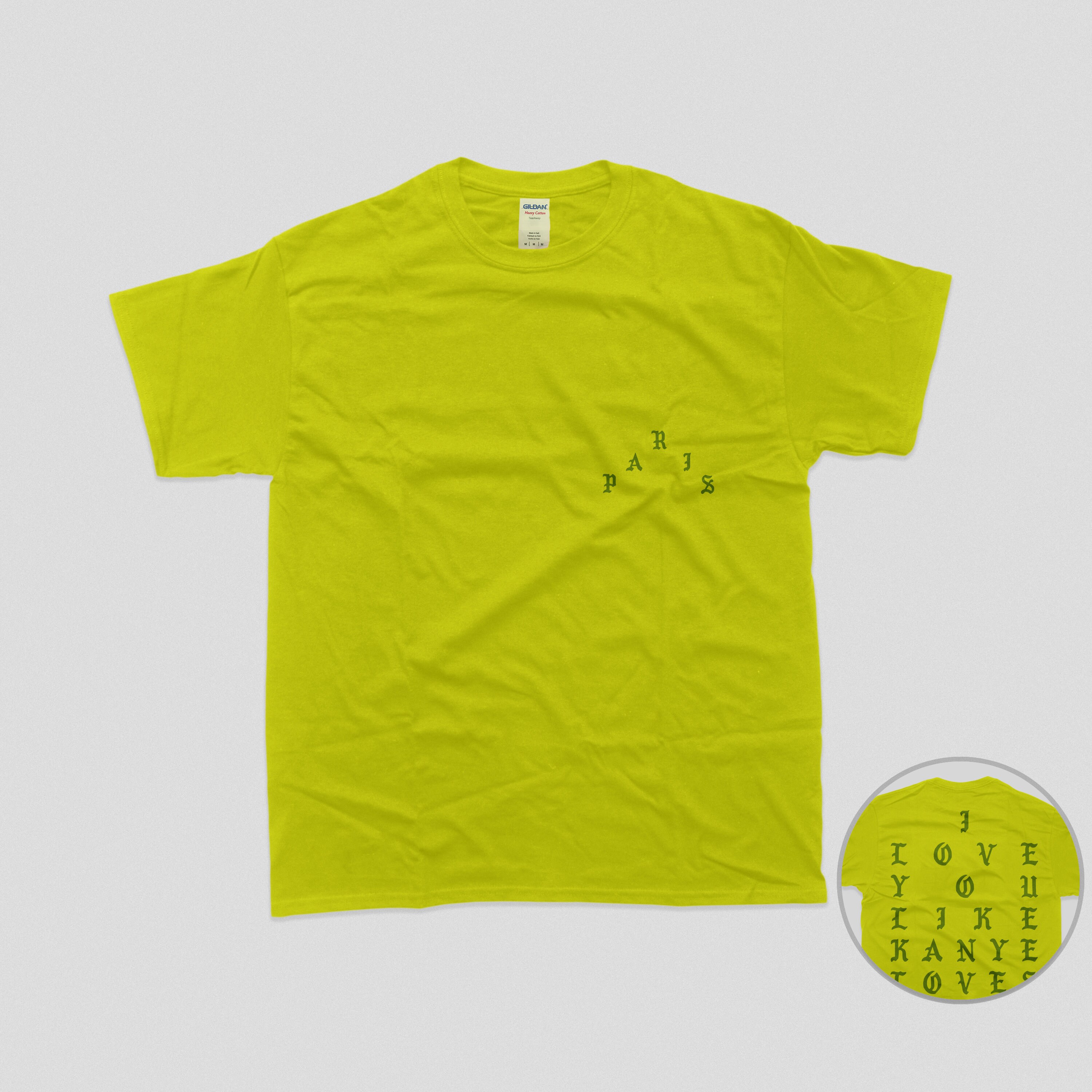 T-shirt Eleven Paris Kanye West 2XL Homme - Blanc, Neuf Avec étiquettes - Style Rap Hip-hop Graphique