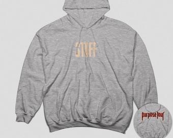 Purpose tour merch hoodie deals