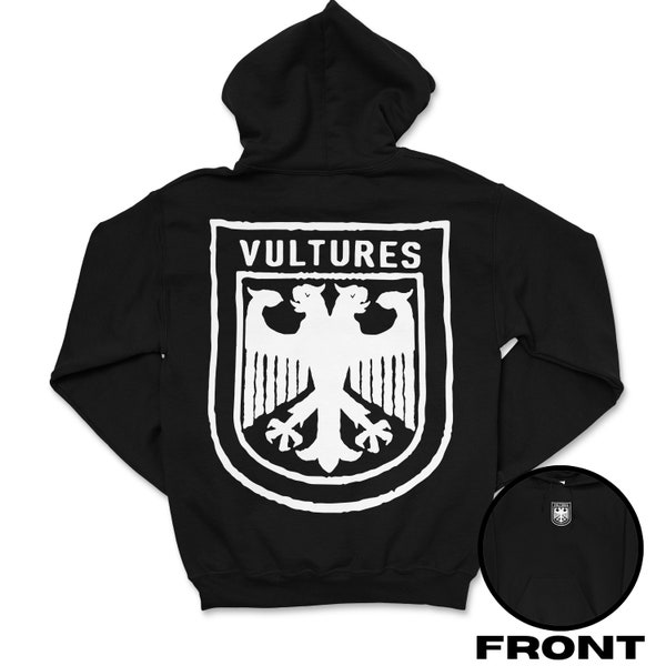 Vultures Logo Kanye West and Ty Dolla Sign Unisex Heavy Blend Hooded Sweatshirt Hoodie Hoody Yeezy Merch (BLACK)