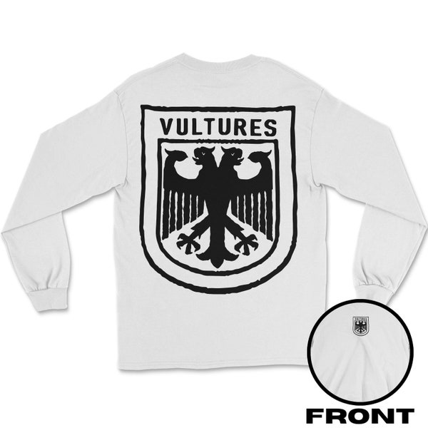 Vultures Logo Kanye West and Ty Dolla Sign Unisex Ultra Cotton Long Sleeve T-Shirt Tee Yeezy Merch (WHITE)