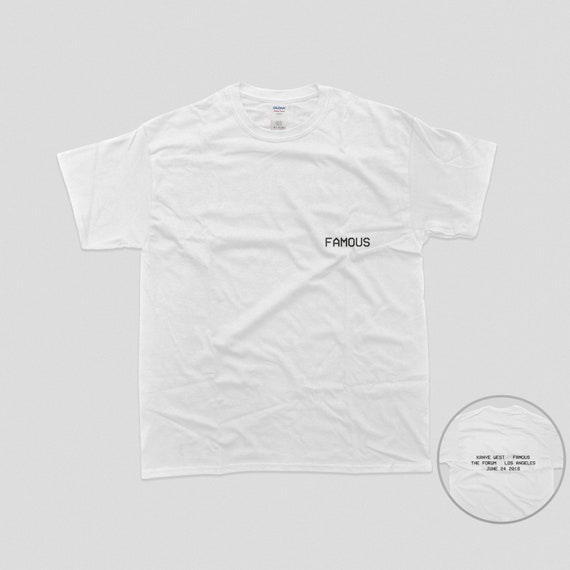 Kanye west white t shirt price on sale