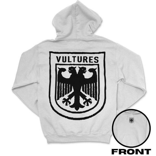 Vultures Logo Kanye West and Ty Dolla Sign Unisex Heavy Blend Hooded Sweatshirt Hoodie Hoody Yeezy Merch (WHITE)