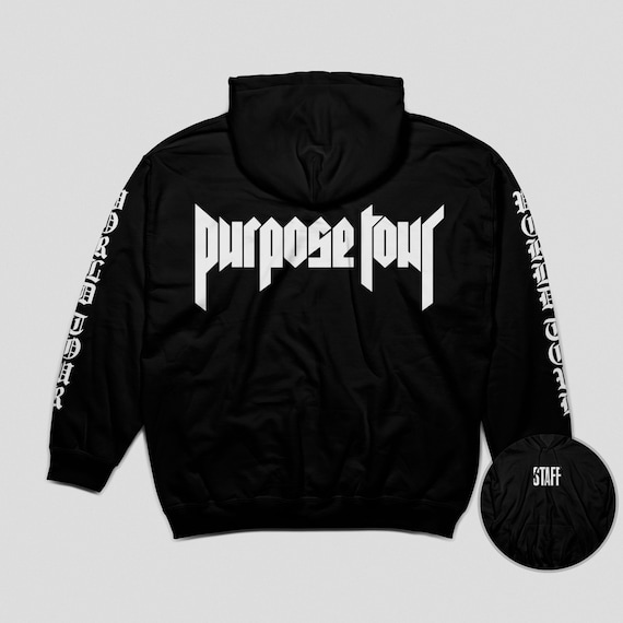 GR8限定 Justin Bieber Purpose STAFF パーカー L - メルカリ