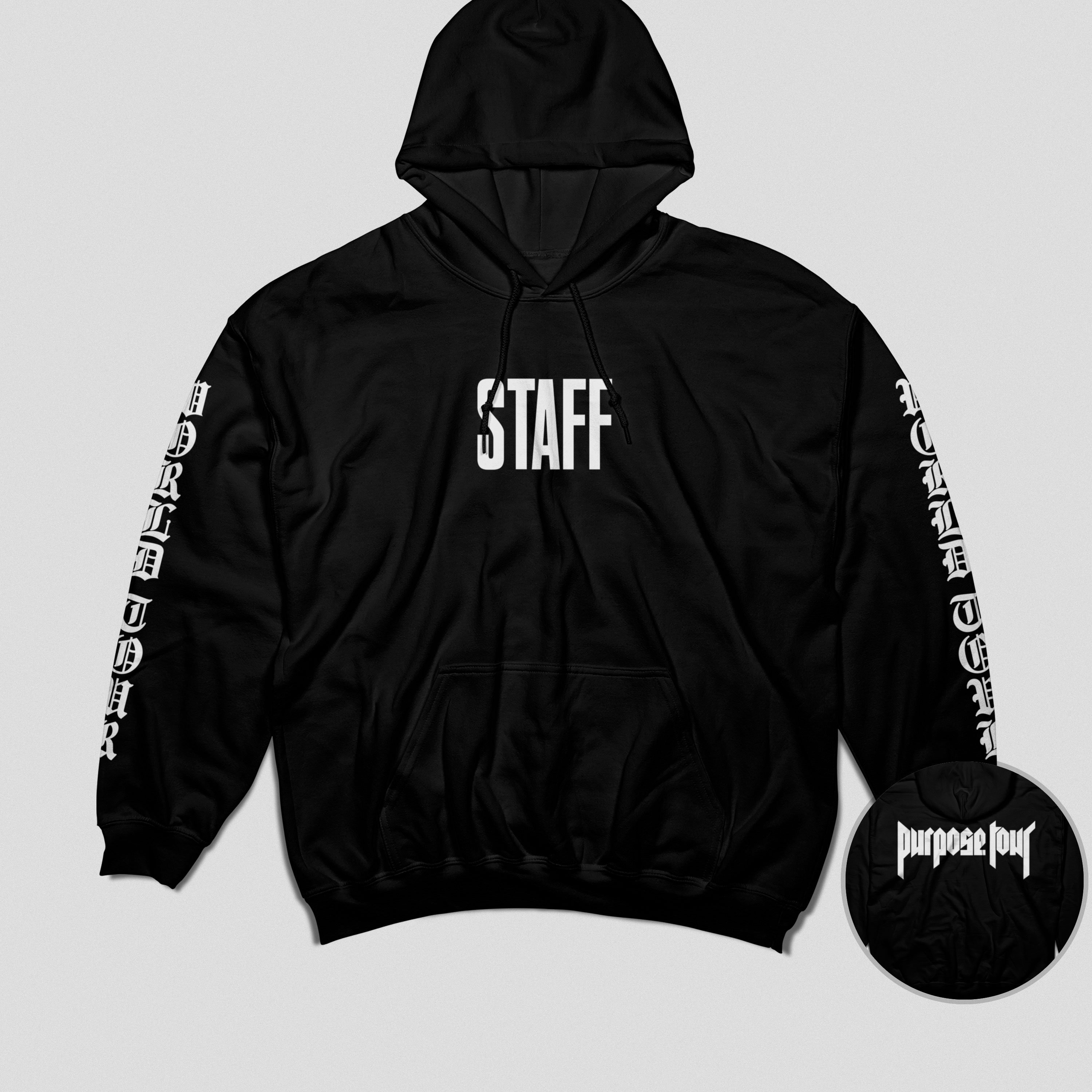 Justin Bieber Purpose Tour - Staff World Tour Gothic Unisex Justin Bieber Purpose Tour - Staff World Tour Gothic Unisex