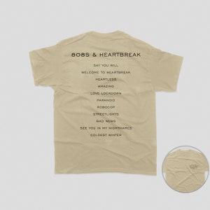 808s & Heartbreak Unisex Heavy Cotton T-Shirt Tee Kanye West Yeezy Merch (SAND)