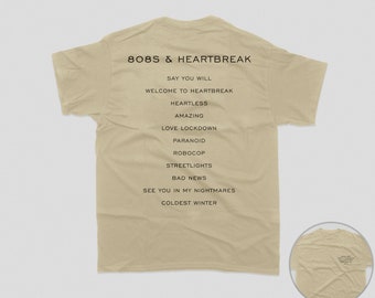 808s Heartbreak Unisex Heavy Cotton T-shirt Tee Kanye West Yeezy