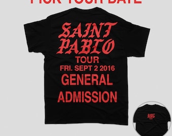 Saint Pablo Tour General Admission Nopixel Logo Unisex Heavy