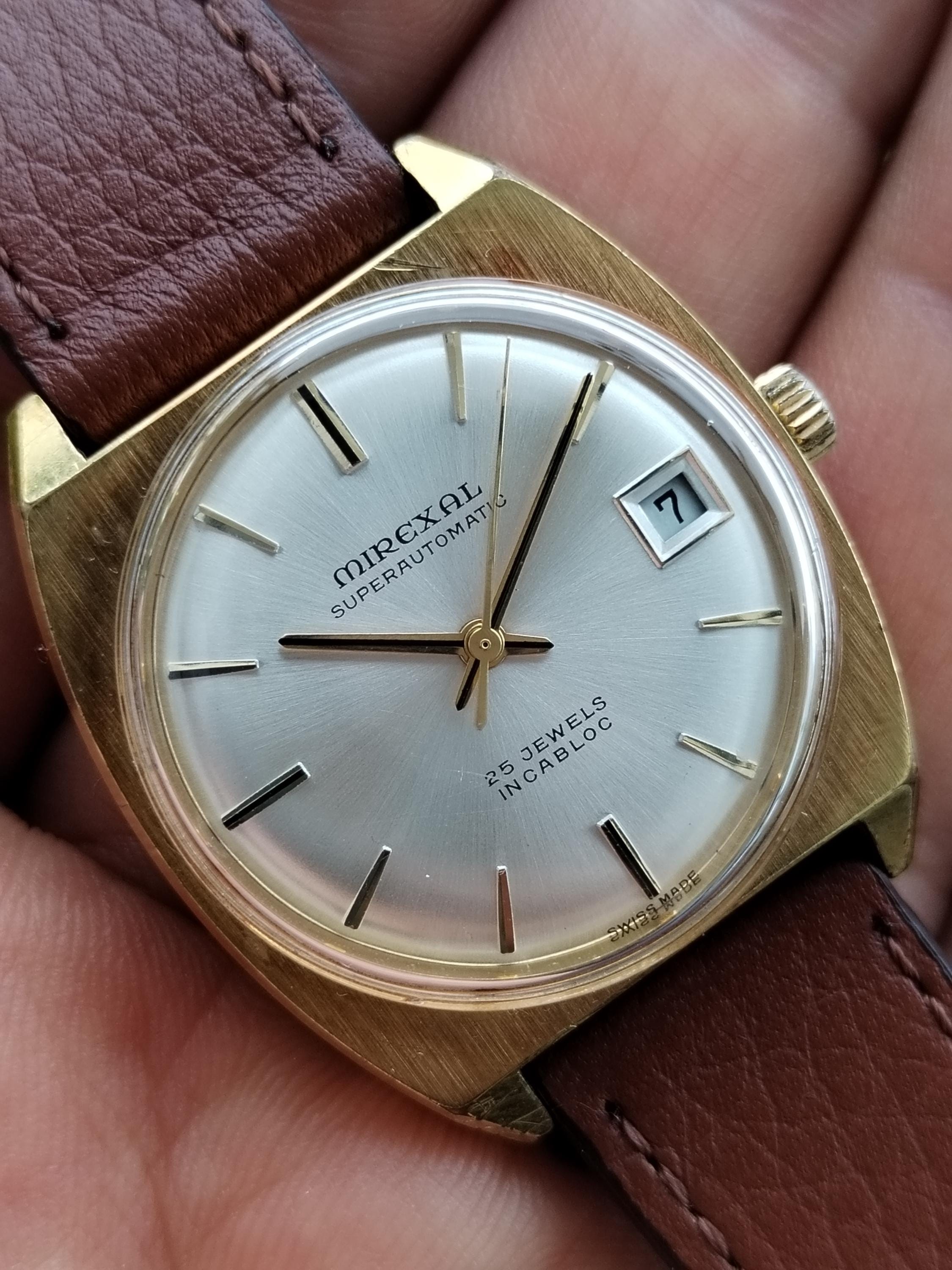 Vintage Mirexal Super Automatic-mens Wrist Watch - Etsy