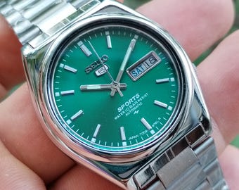 MOD 7s26 ターコイズグリーン Seiko MOD 7S26 SKX007 OD Green Divers Watch Cerakote