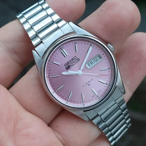 セイコー5 ピンク 7s26 SEIKO5 自動巻 Seiko 5 セイコー5 海外モデル 逆輸入 SEIKO5 自動巻き