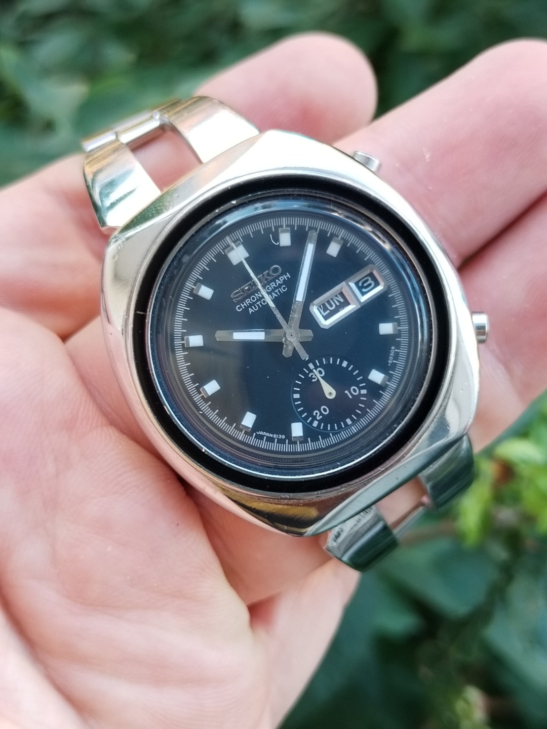 Vintage Refurbished Seiko Chronograph 6139-8002 - Etsy