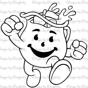 Fun Drink Character Digital Download