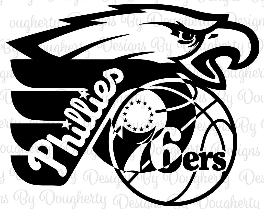 All Philly Sports Teams Vinyl Decal Custom Cut to Order Etsy