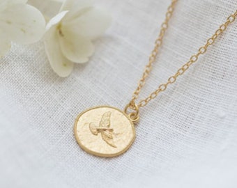 Dove medal necklace - Gratia