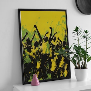Brasilien Fan Malerei, druckbare Kunst, Brasilien Poster, Brasilien Poster, Geschenk für Brasilien Fan, Kunstdruck, druckbare Kunst