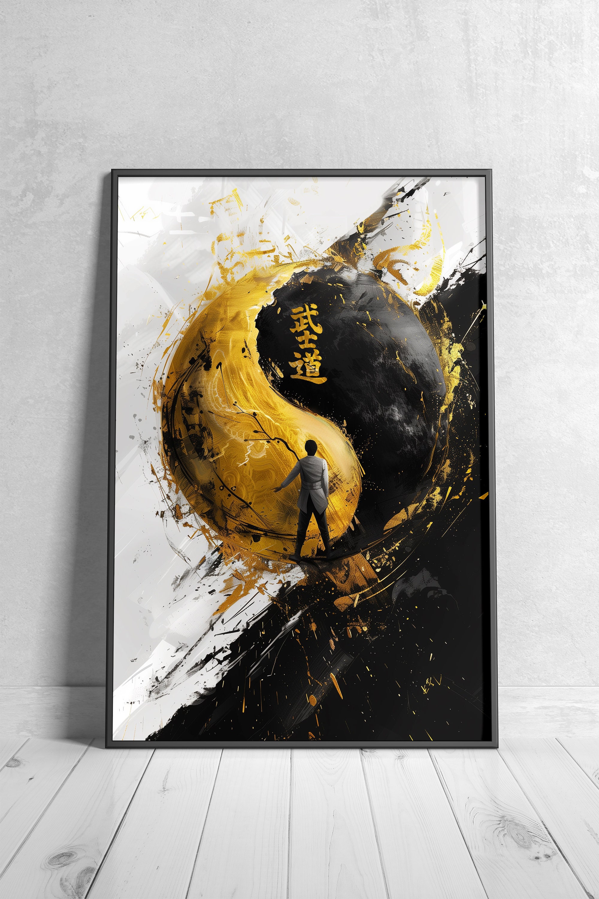 Bushido Kanji Print, Digital Download, Printable Wall Art, Modern ...