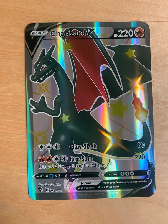 GIANT Pokemon Card VMAX VSTAR Charizard V - Etsy GIANT Pokemon Card VMAX VSTAR Charizard V - Etsy